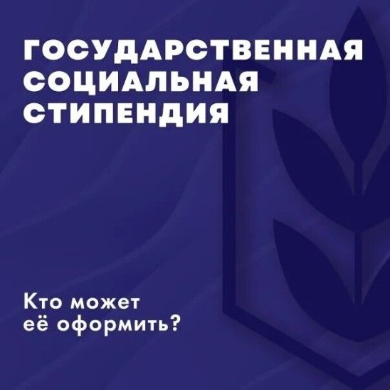 Право на социальную стипендию